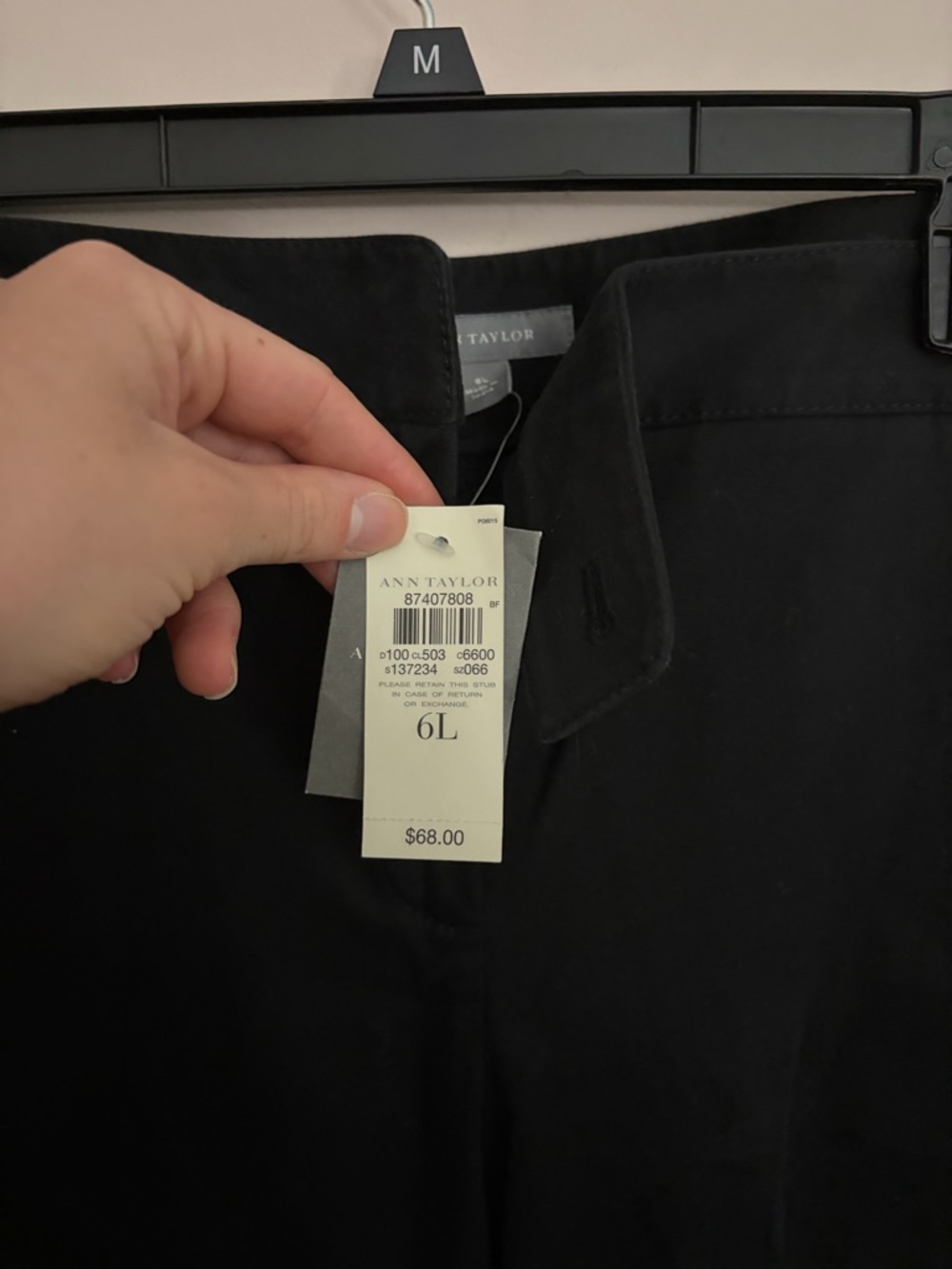 Ann Taylor Black Men's Chinos - Straight Cut